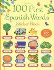 100 First Spanish Words Sticker Book